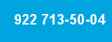 922 713-50-04 922 713-50-04
